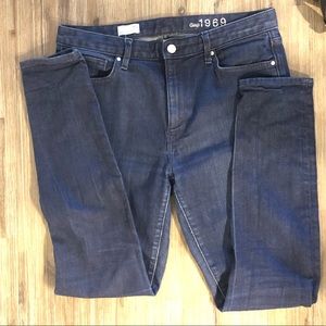 Gap high rise skinny jeans